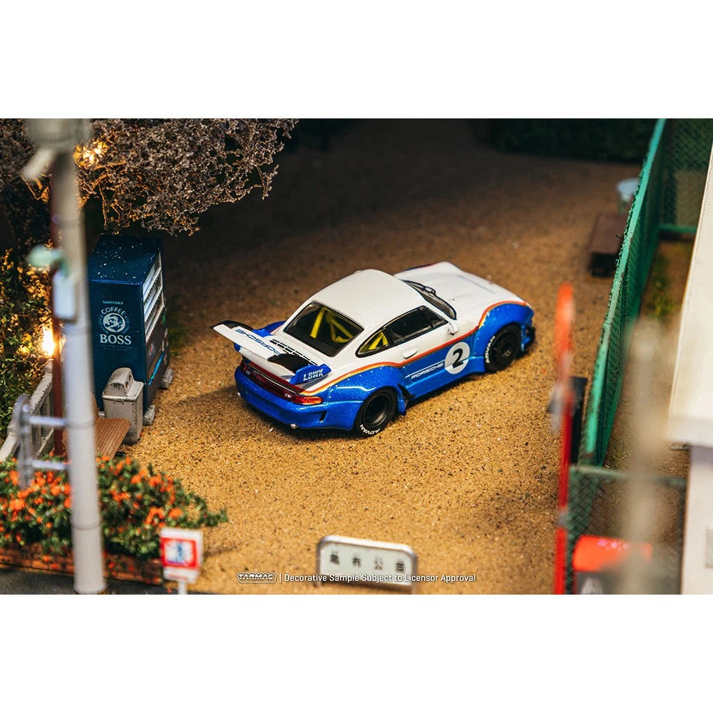 Tarmac Works Hobby64 1:64 RWB 993 Liberty Walk with Container – T64-TL017-LBWK2