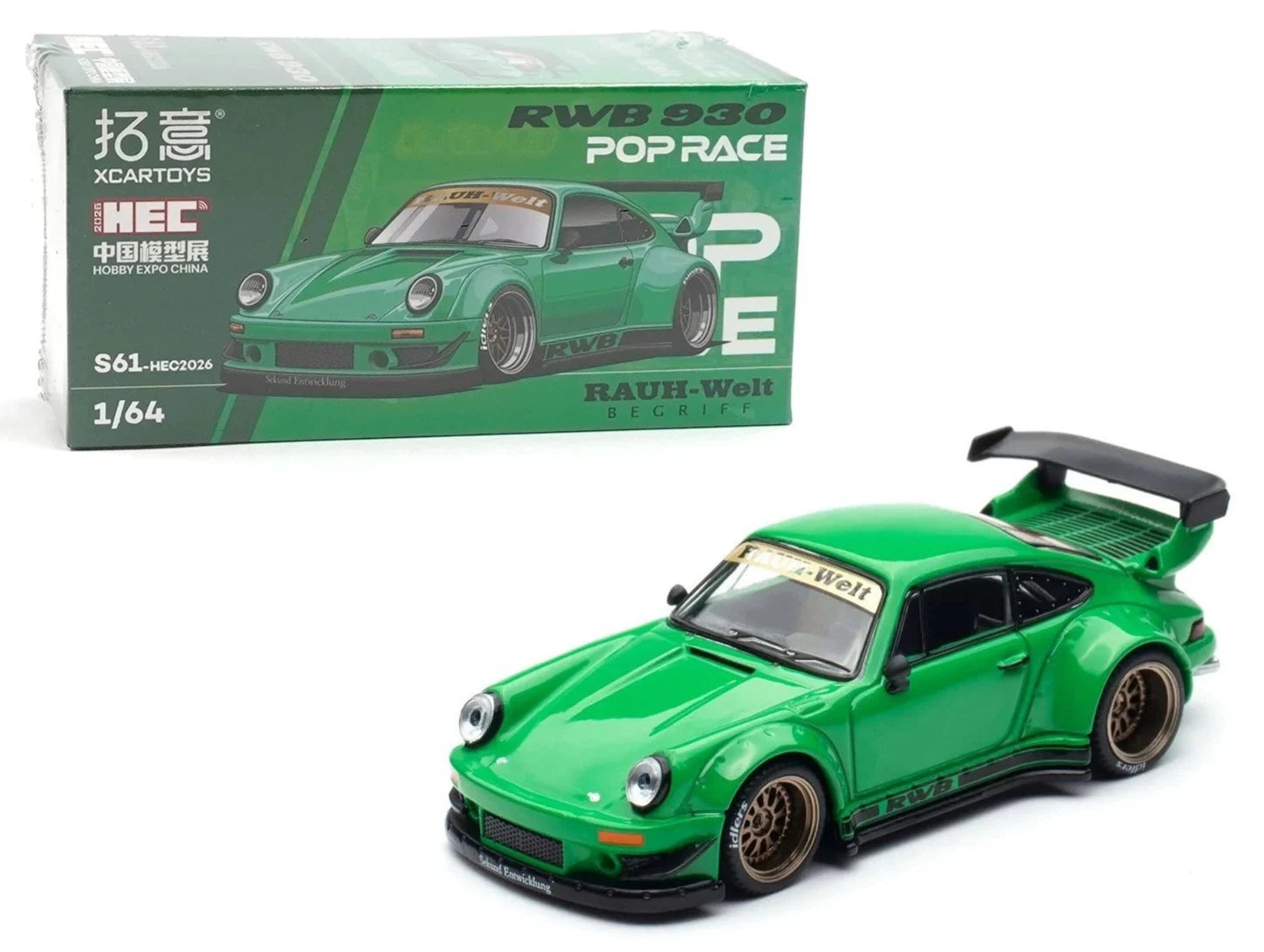 (1 per client) POPRACE 1:64 RWB 930 Green – HEC 2026