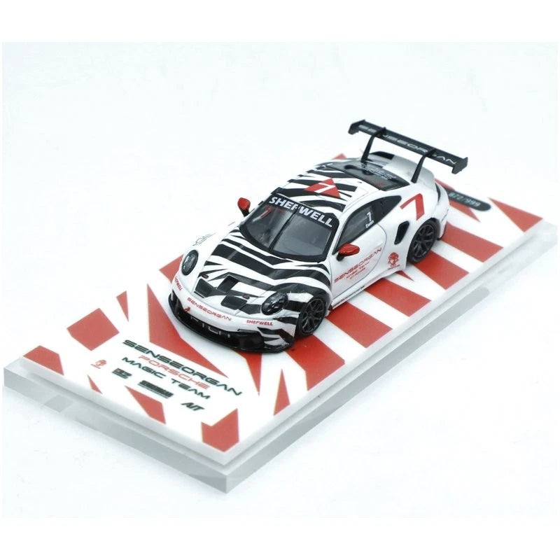ModernArt 1:64- Porsche 911 CUP (Black-White) Thorn 