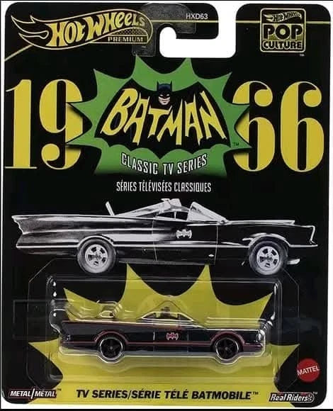 Hot Wheels 1:64 Pop Culture M Case 2025 Assortment (SET OF 5)  HXD63-956M