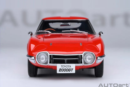 AUTOART-Toyota 2000GT (RHD) 1967 Red