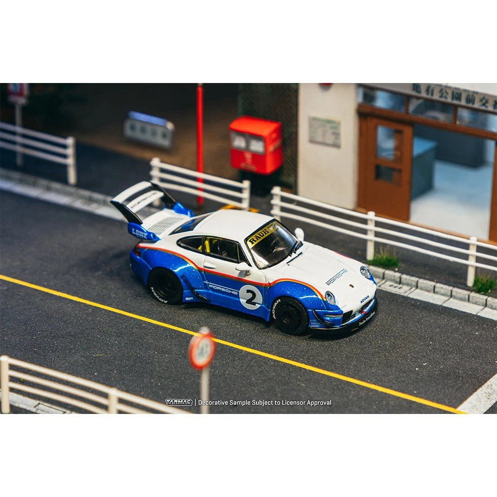 Tarmac Works Hobby64 1:64 RWB 993 Liberty Walk with Container – T64-TL017-LBWK2