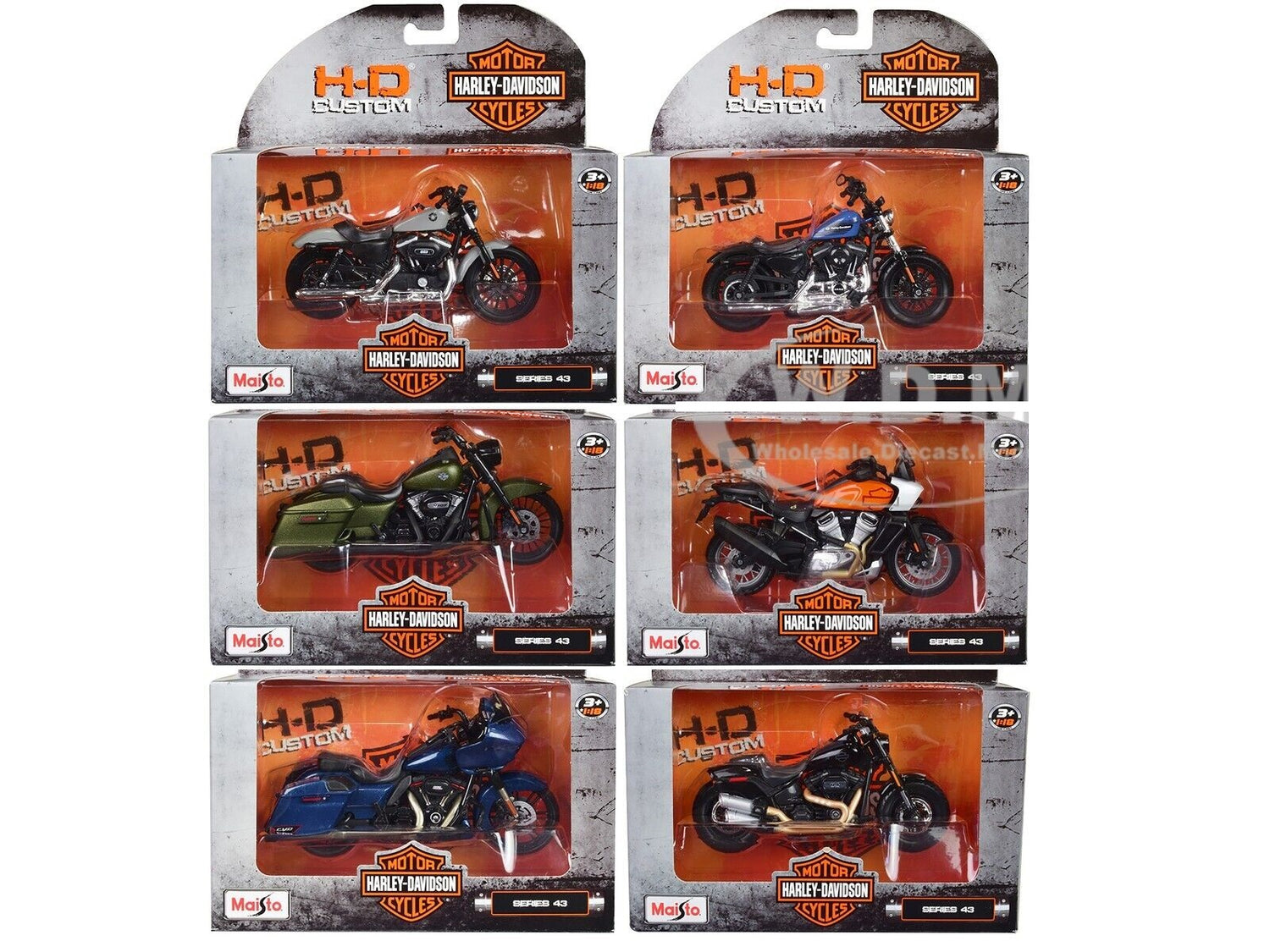 Ensemble Harley-Davidson Series 43 (Inclus 6 motos)