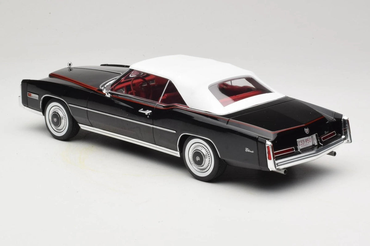 1976 Cadillac Eldorado Convertible in Black & Gold | Diecast Depot 1976 Cadillac Eldorado Convertible in Black & Gold | Diecast Depot
