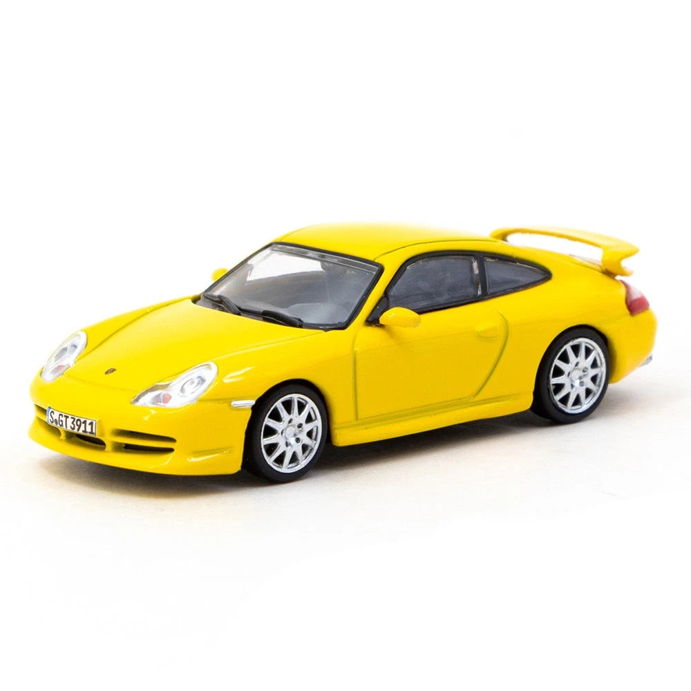 Tarmac Works Global64 1:64 Porsche 911 GT3 Type 996 Yellow – T64G-069-YL