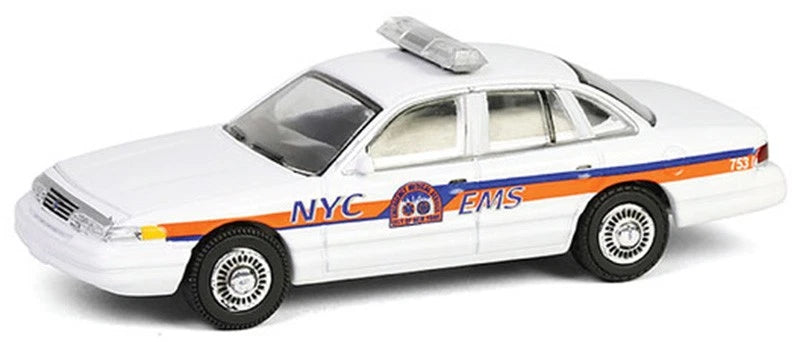 GreenLight 1:64 First Responders Série 2 – Los Angeles Fire Dept. EMS – Ford Crown Victoria 2000 – GL67060-C