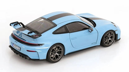 Norev 1:18 Porsche 911 GT3 2025 avec Pack Weissach – Gulf Blue – 187000