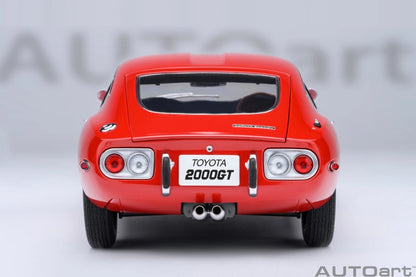 AUTOART-Toyota 2000GT (RHD) 1967 Red