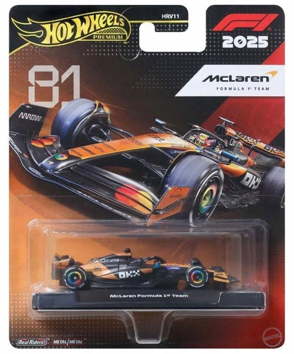 Hot Wheels 1:64 F1 2025 Racing Premium J Assortment Factory Sealed Case