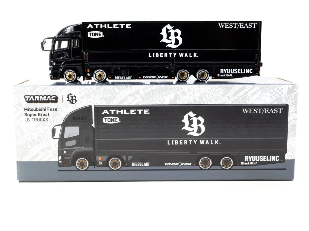 Tarmac Works 1:64-Mitsubishi Fuso Super Great LB-TRUCKS T64T-TL001-LBB