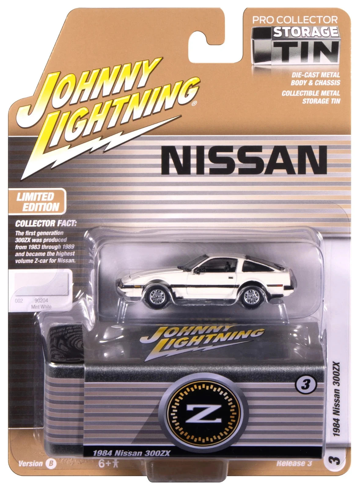 Johnny Lightning-1984 Nissan 300zx (Mint White) JLCT018-6
