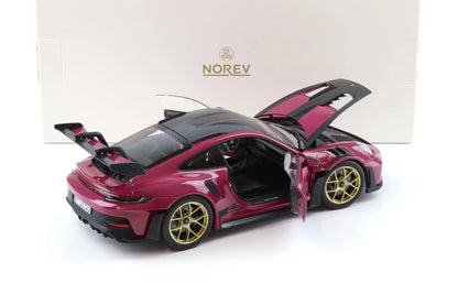 NOREV-Porsche 911 992 GT3 RS Weissach Package 2022 Ruby Star  (187370)