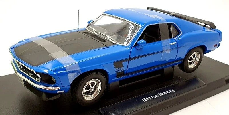 1969 FORD MUSTANG-(Blue-Black)