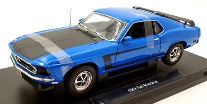 1969 FORD MUSTANG-(Blue-Black)
