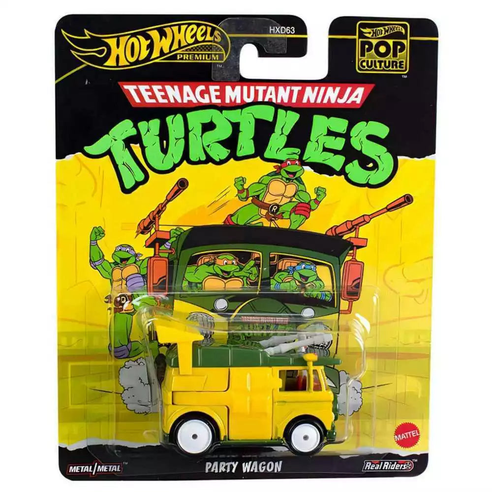 Hot Wheels Premium 2024 Pop Culture, Teenage Mutant Ninja Turtles Party Wagon