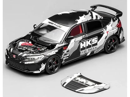 Motorhelix 1/64-Honda Civic TYPE R (FL5) HKS M65320