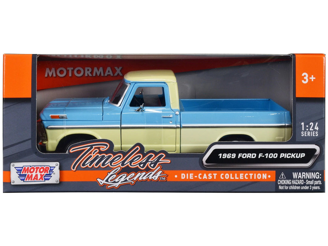 1969 Ford F-100 Pickup – Blue-Cream Two-Tone