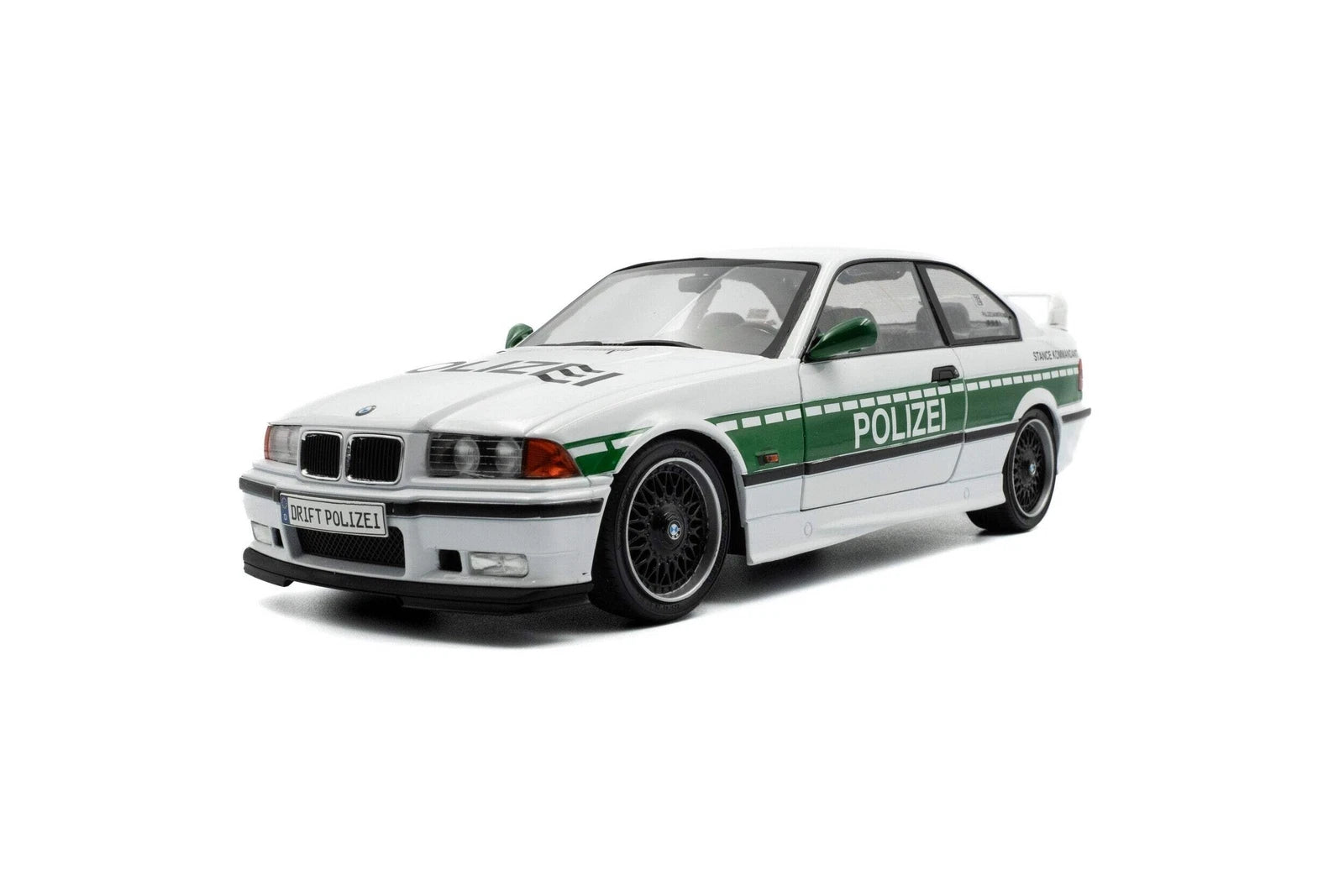SOLIDO - 1991 BMW E36 M3 Coupe - Solido Works "Drift Polizei"
