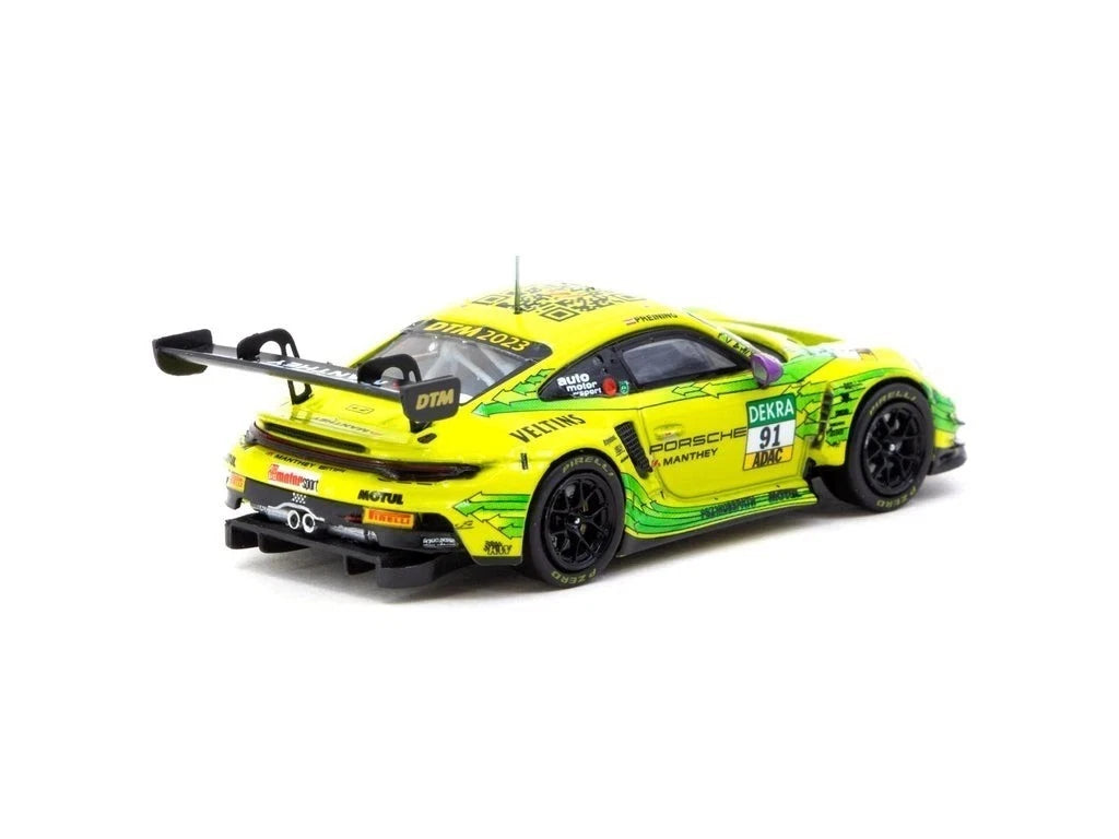 Tarmac Works 1:64-Porsche 911 GT3 R DTM Champion 2023 T64-084-23DTM91
