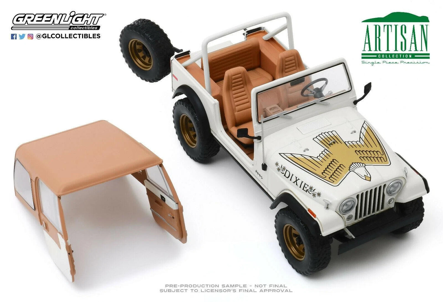 Jeep CJ-7 1979 Golden Eagle "Dixie" (Dukes of Hazzard)