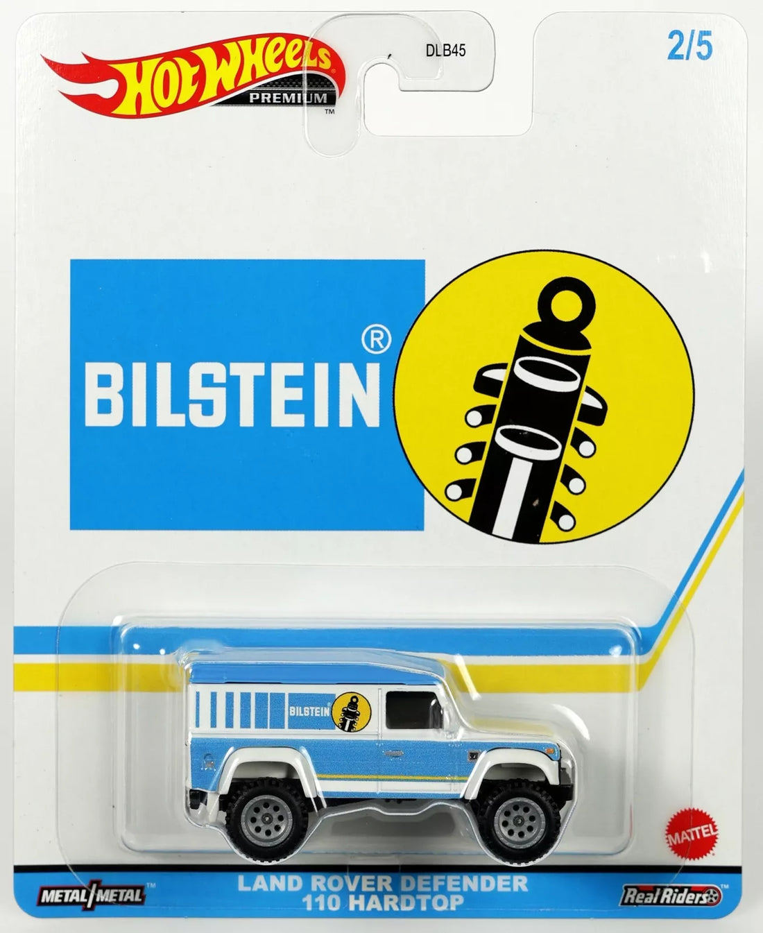 Hot Wheels 2021 Pop Culture Dash K "Speed Shop Garage", Bilstein, Land Rover Defender 110 Hard Top  2/5 (HBL44)