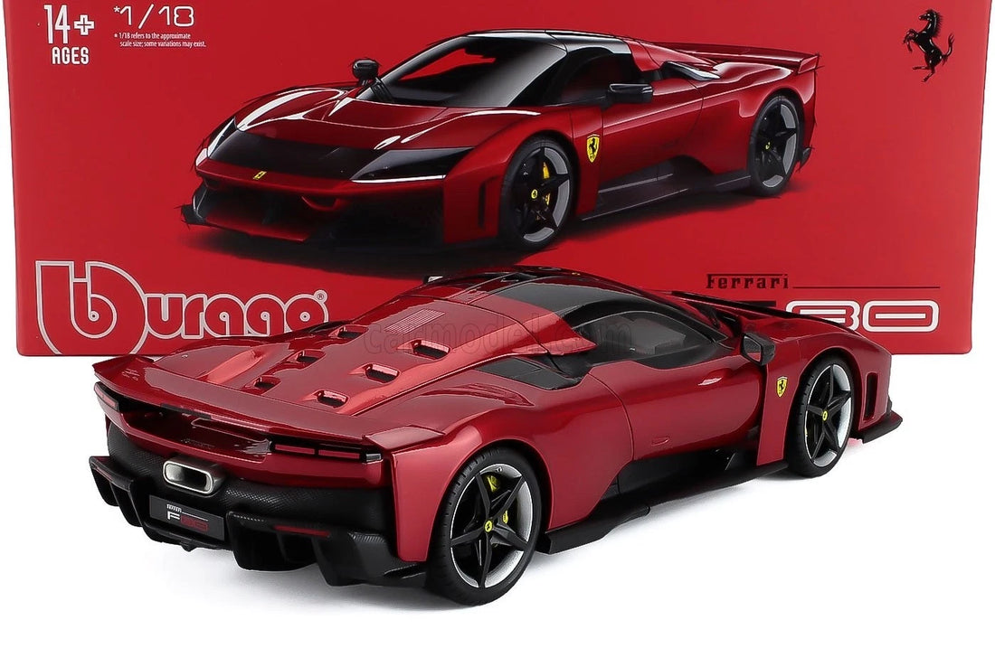 BURAGO 1/18-FERRARI - F80 2024 - BLACK WHEELS