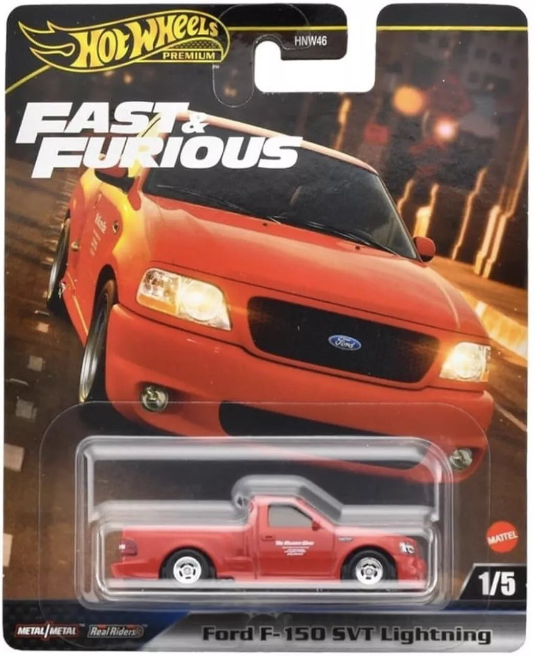 1/5, Ford F-150 SVT Lightning (HYP75)-Hot Wheels Premium 2024 H Assortment - Fast &amp; Furious