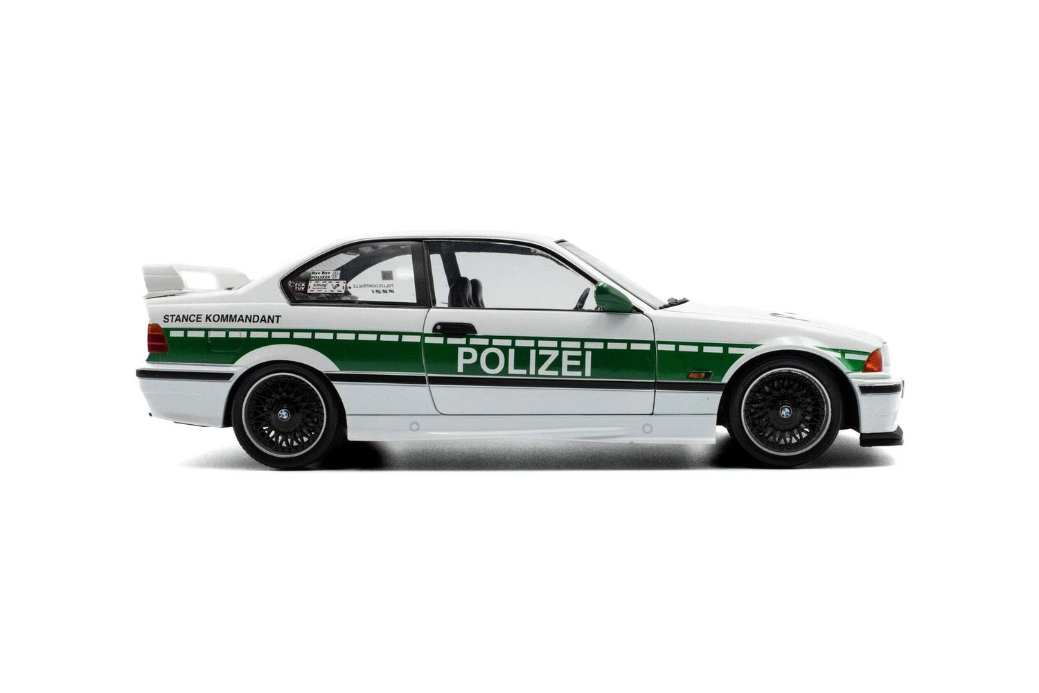 SOLIDO - 1991 BMW E36 M3 Coupe - Solido Works "Drift Polizei"