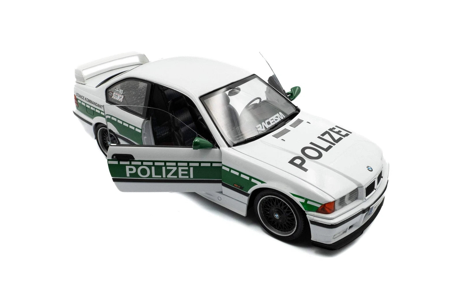 SOLIDO - 1991 BMW E36 M3 Coupe - Solido Works "Drift Polizei"