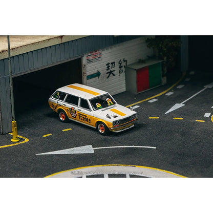 Tarmac Works Global64 1:64 Datsun Bluebird 510 Wagon OHIGE no PON – T64G-026-ONP
