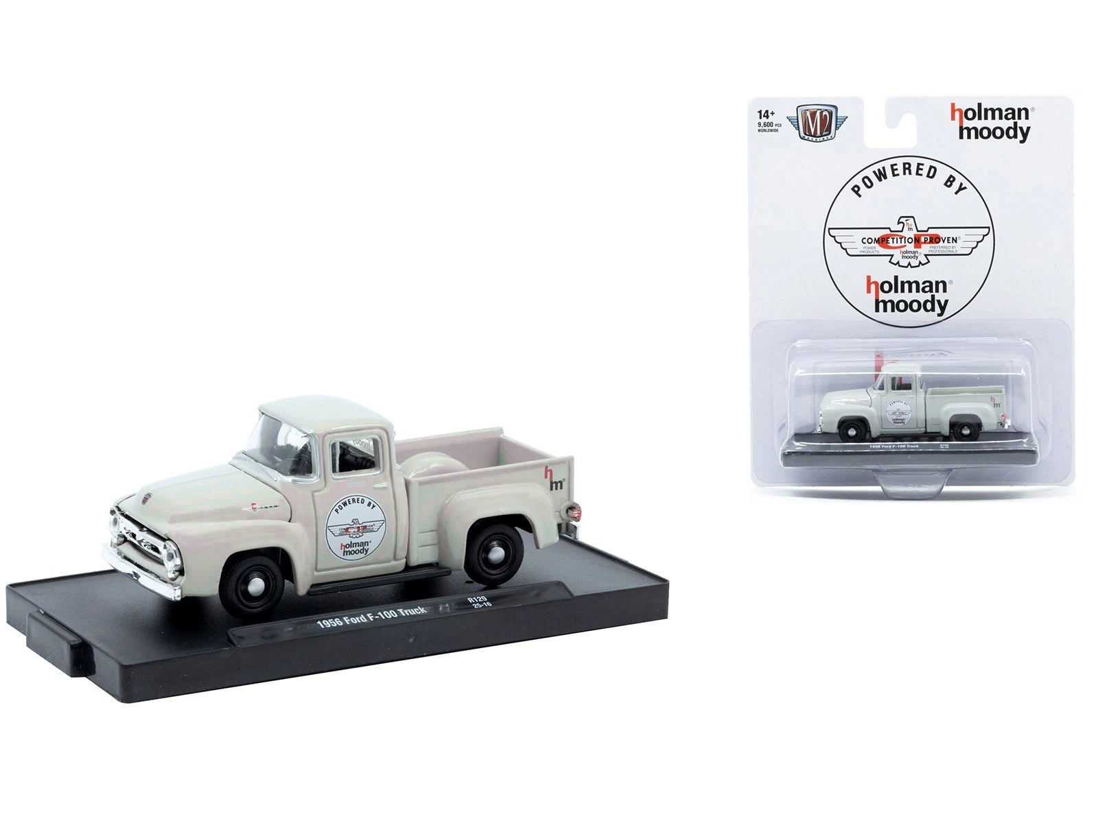 Holman Moody-1956 Ford F100 Truck (M2 Machines Auto-Drivers Release 129) 11228-129-A