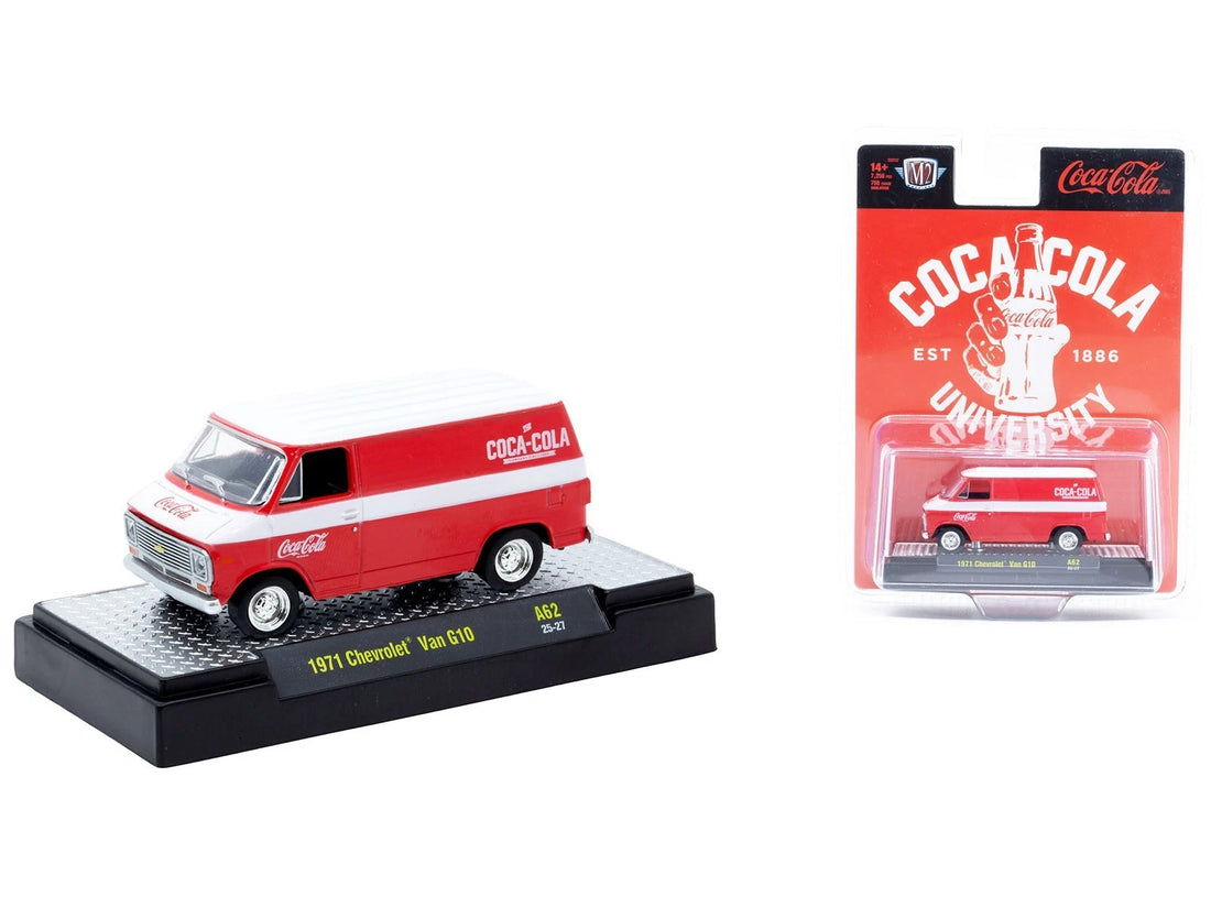 Coca-Cola - 1971 Chevrolet Van G10 52500-A62C (M2 Machines Coca-Cola Release A62)