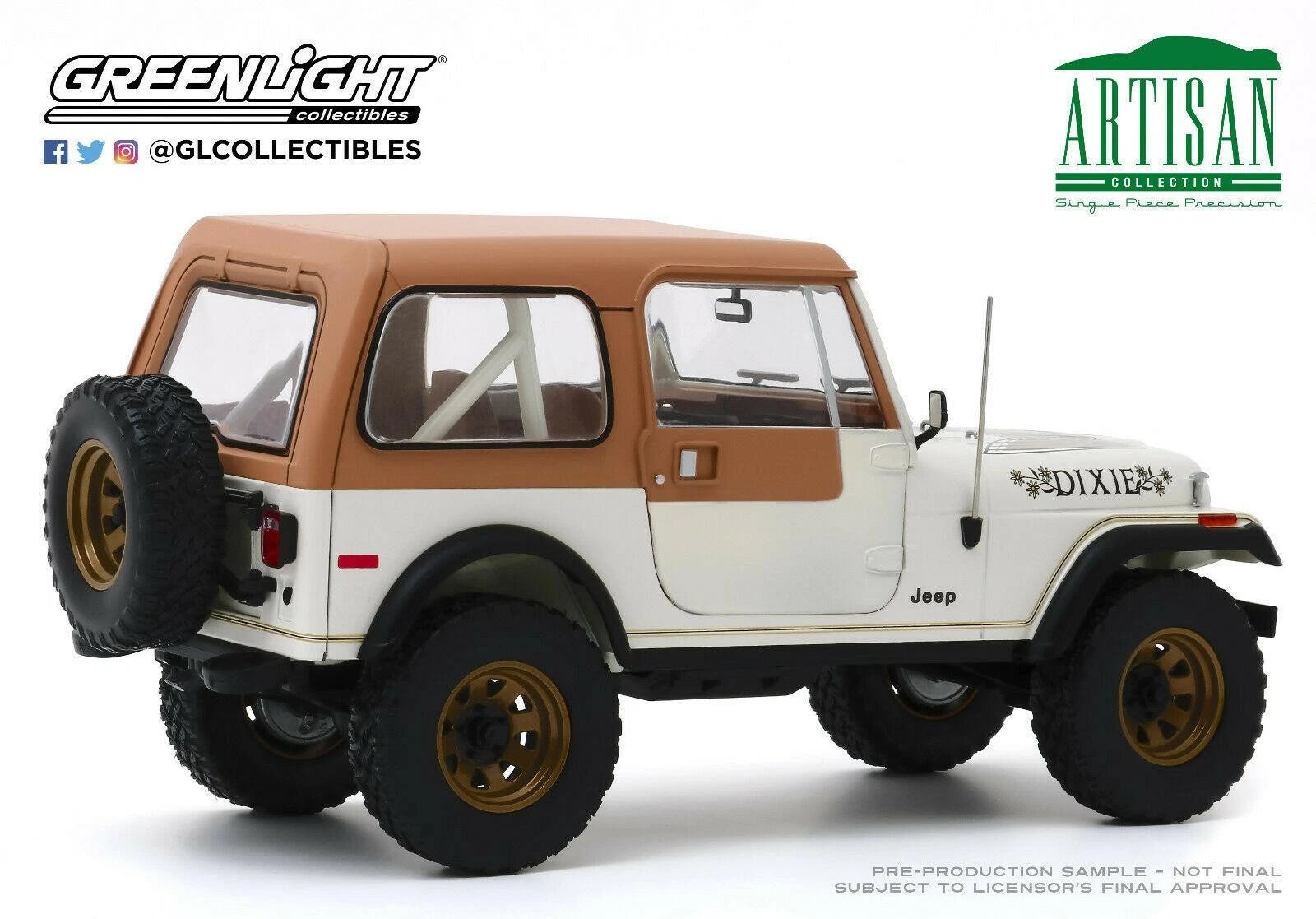 Jeep CJ-7 1979 Golden Eagle "Dixie" (Dukes of Hazzard)