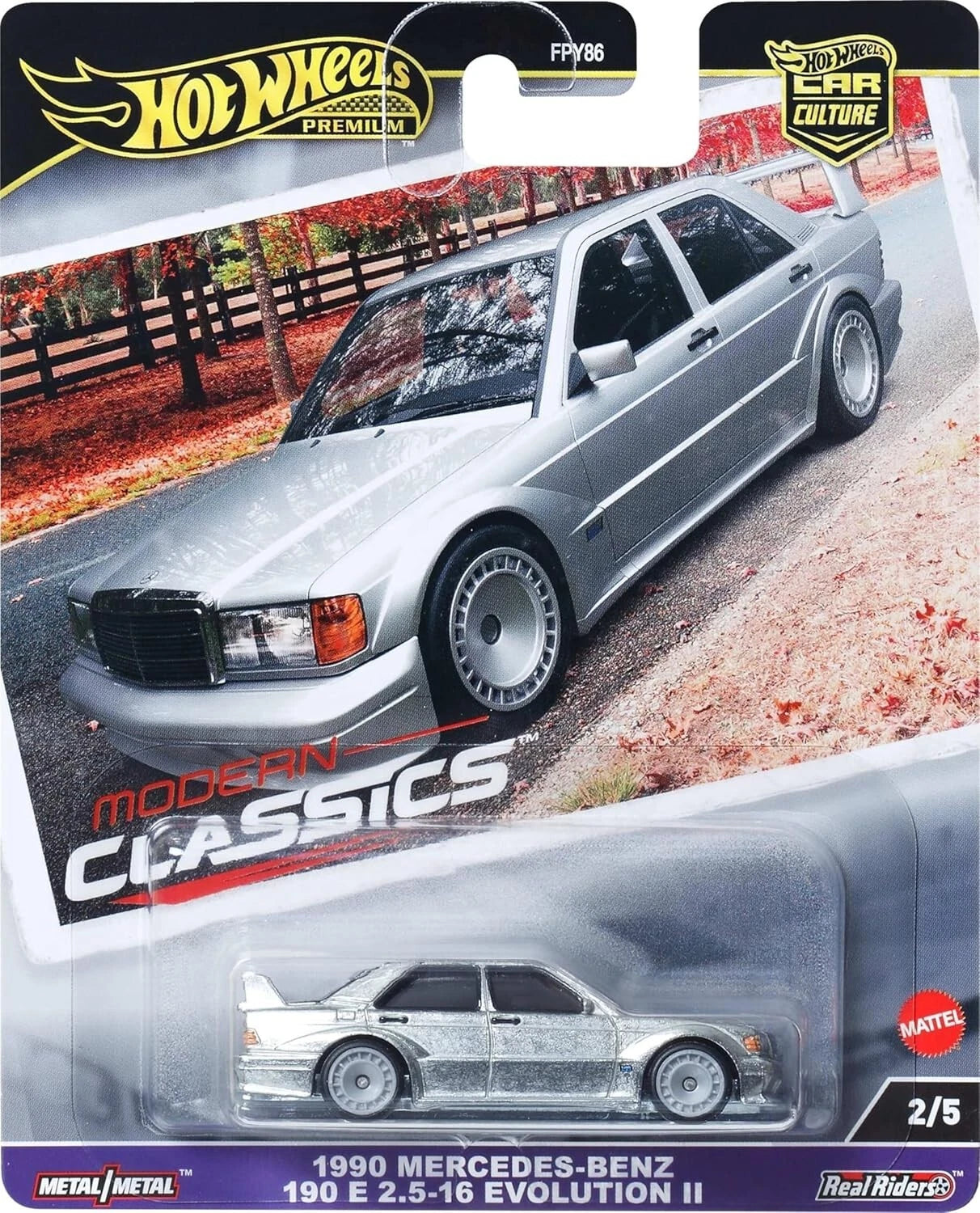 1990 MERCEDES-BENZ EVOLUTION, HRV98 , Hot Wheels Premuim, Modern Classics