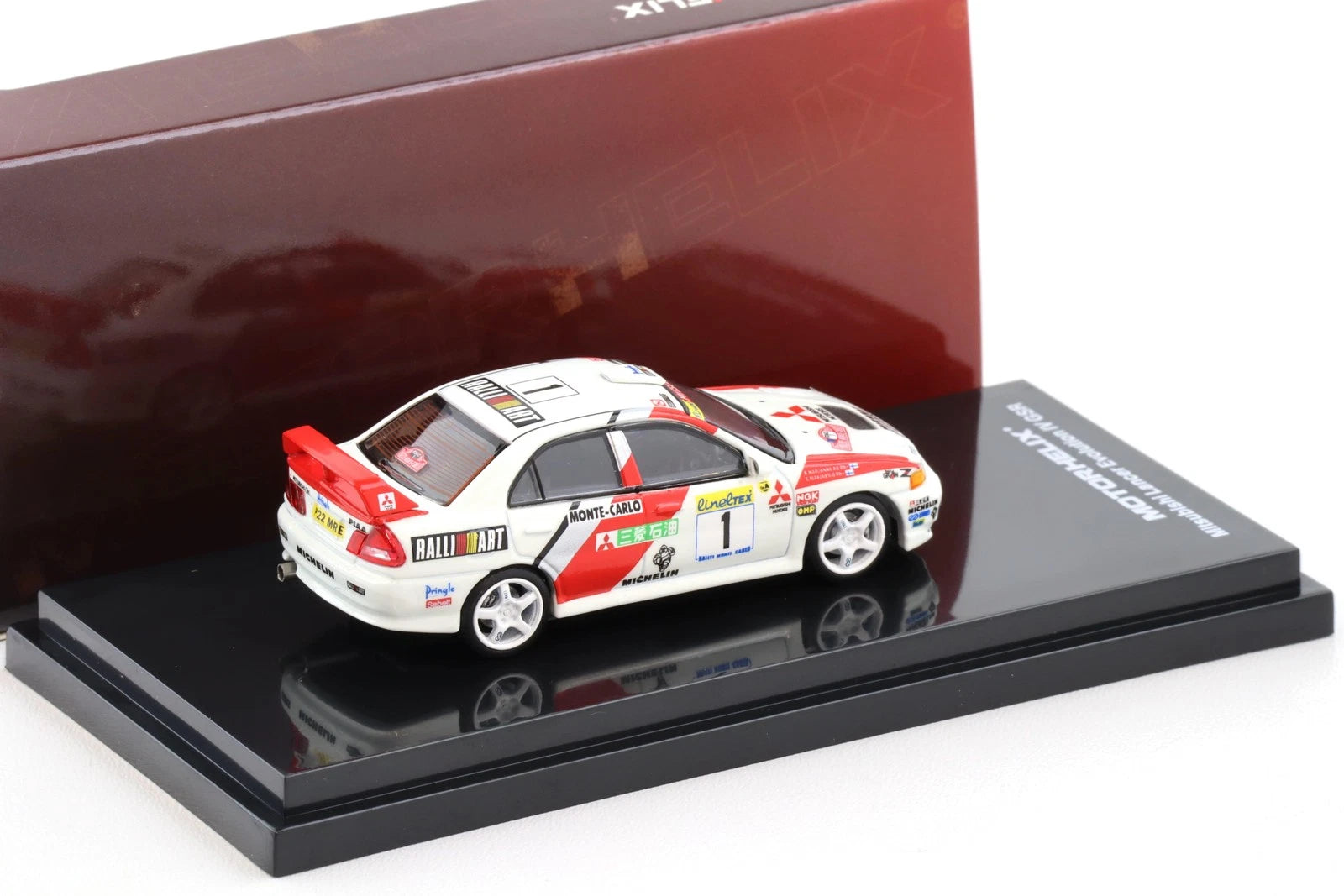 Motorhelix 1/64 - Mitsubishi Lancer Evolution IV GSR Monte Carlo Livery - M64010