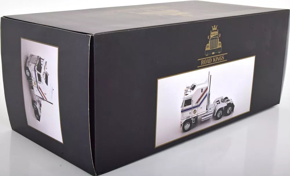 1976 Kenworth - K100 AERODYNE Tractor Truck White, 1:18 *Voir Note-*See Note