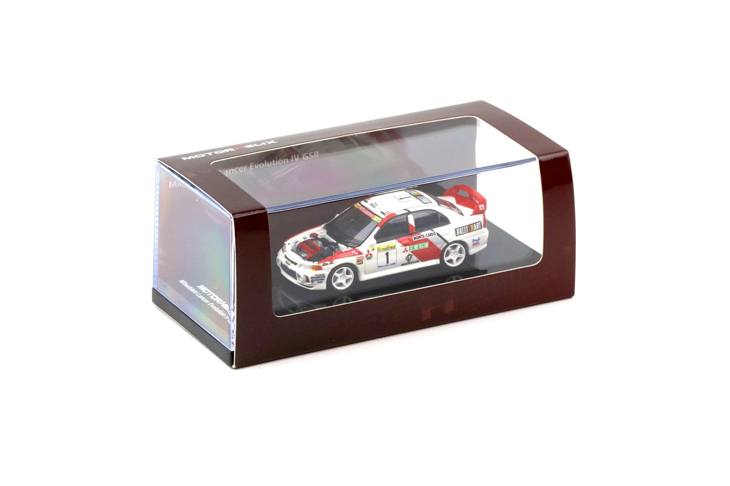 Motorhelix 1/64 - Mitsubishi Lancer Evolution IV GSR Monte Carlo Livery - M64010