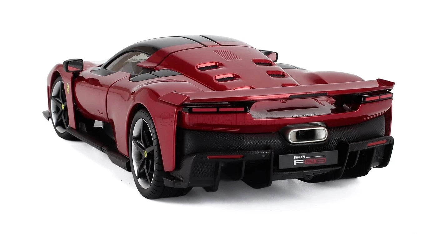 BURAGO 1/18-FERRARI - F80 2024 - SILVER BLACK WHEELS