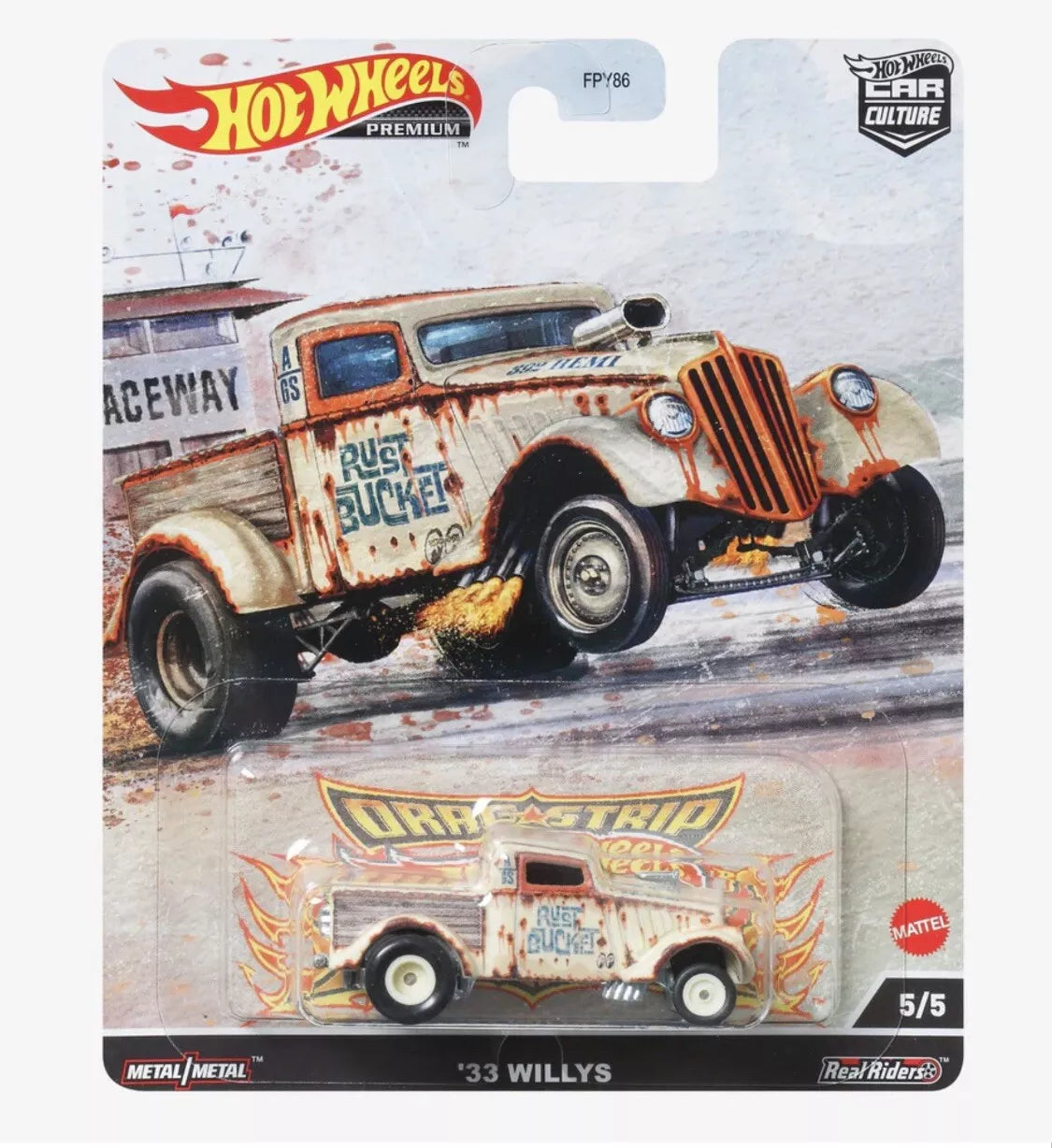 HOT WHEELS Car Culture Dragstrip Demons-1933 Willys Gasser Pickup