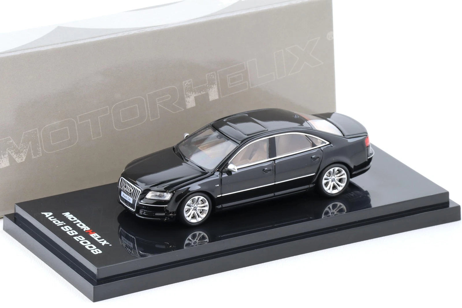 Motorhelix 1/64-Audi A8 (D3) Facelift 2008 (M68216)