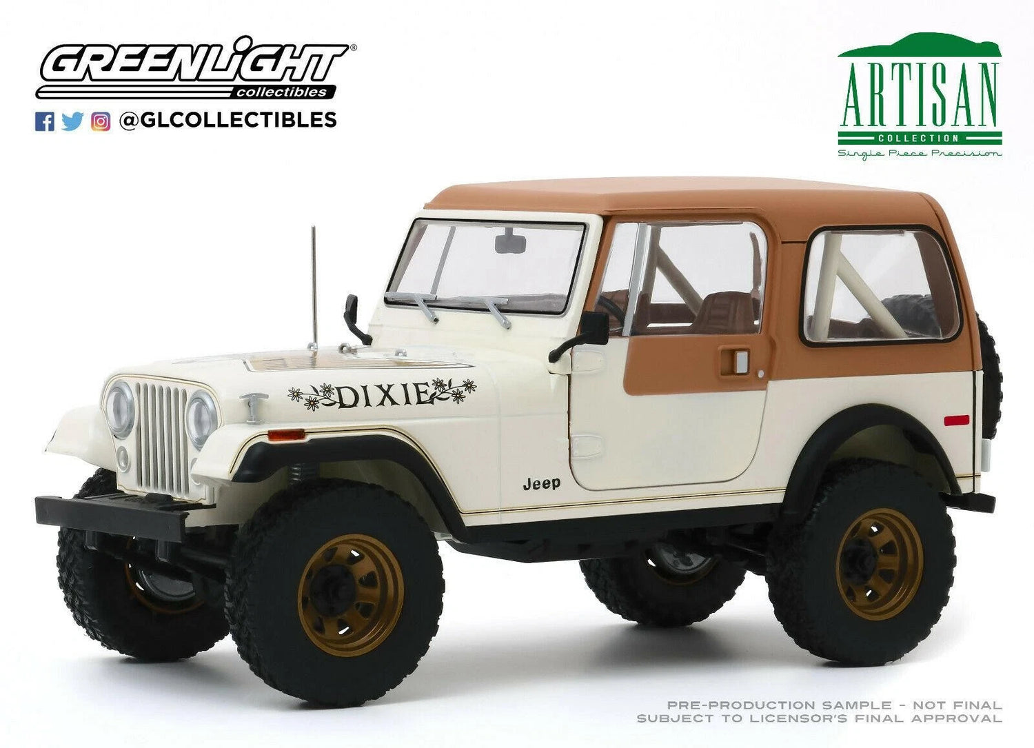 Jeep CJ-7 1979 Golden Eagle "Dixie" (Dukes of Hazzard)
