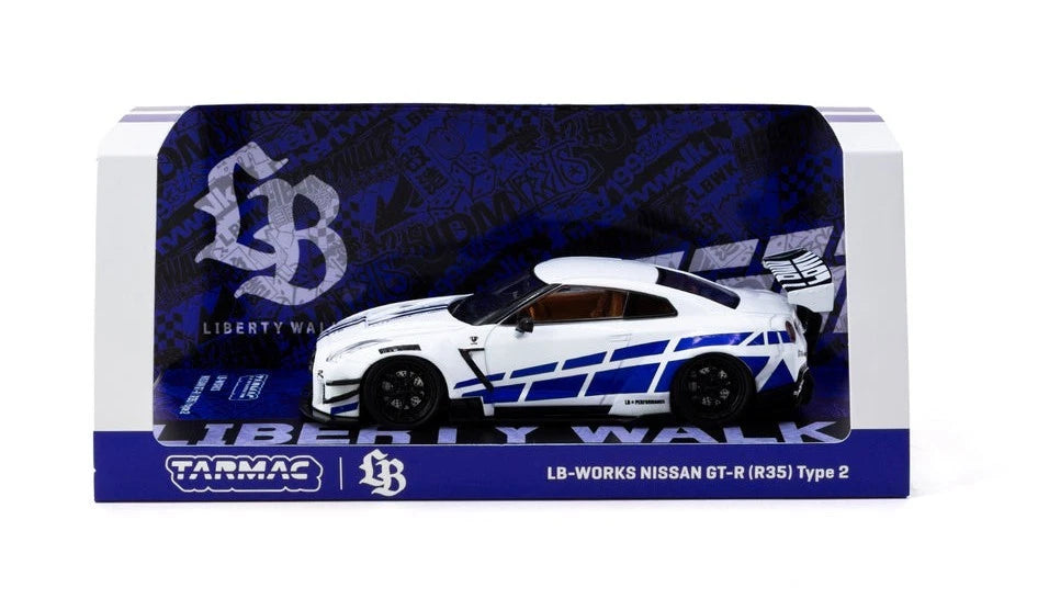 TARMAC WORKS HOBBY43 1/43 LB-WORKS NISSAN GT-R R35 type 2 White T43-019-WH