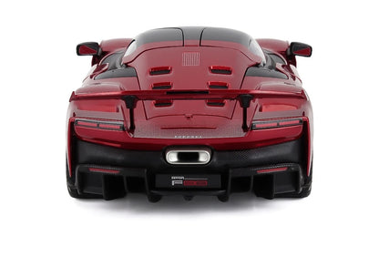 BURAGO 1/18-FERRARI - F80 2024 - SILVER BLACK WHEELS