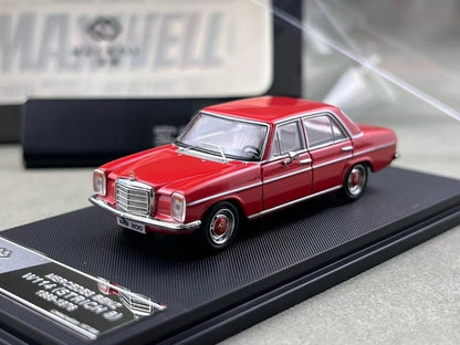 Maxwell Model 1:64-Mercedes-Benz 200 W114-Pearl Red MW640030