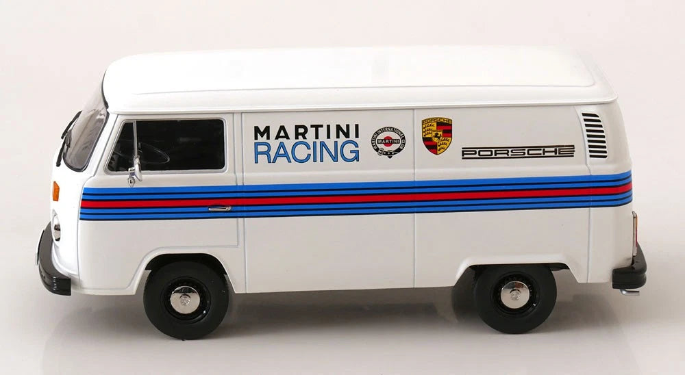 VOLKSWAGEN T2B DELIVERY VAN PORSCHE MARTINI RACING WHITE 1972