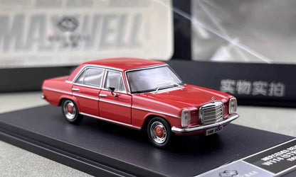 Maxwell Model 1:64-Mercedes-Benz 200 W114-Pearl Red MW640030
