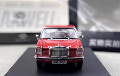 Maxwell Model 1:64-Mercedes-Benz 200 W114-Pearl Red MW640030