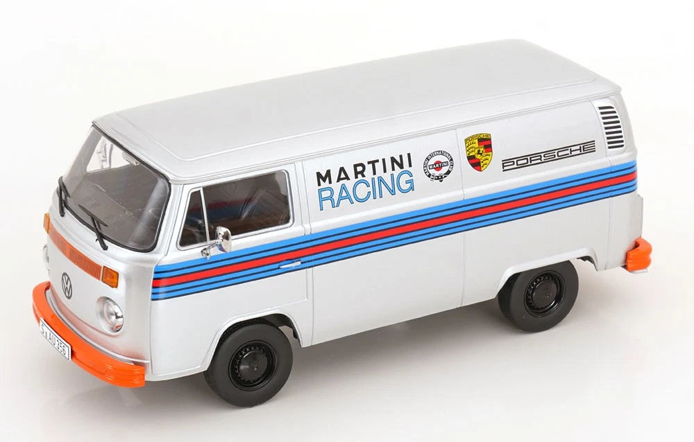 VOLKSWAGEN T2B DELIVERY VAN PORSCHE MARTINI RACING SILVER 1972
