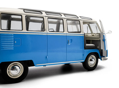 SOLIDO- VOLKSWAGEN Type 1 Samba 1962-Blue (S1813401)