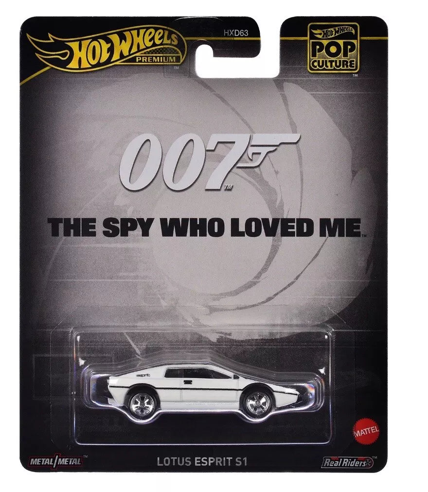 Hot Wheels Premium 2024 Pop Culture, 007 The Spy Who Loved, Lotus Esprit S1 (HXD98)